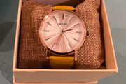 New Mustard Strap Watch