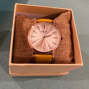 New Mustard Strap Watch
