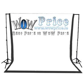 1.6 x 2.1M White, Black, Backdrops Non Woven Fabric 2x2M Background Support