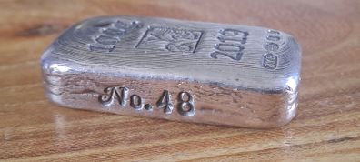 100g silver bullion