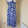 Boden blue and white sleeveless summer dress size 14 price includes postage Image 3