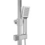 Dual Head Shower Set with Thermostat Stainless Steel Image 6