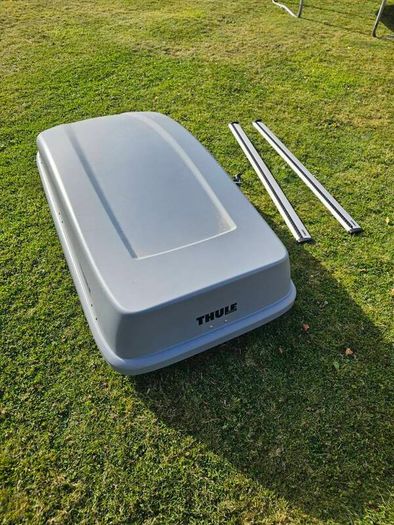 roof box and rails