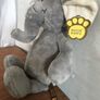 New ' Posh Paws' - very soft grey elephant Image 2