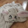 Fluffy White Bunny Hoodie, size 12 Image 5