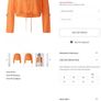 German brand Oui - Light Cardigan - Orange colour - Size DE 38 UK 12 - BNWT RRP 100 Image 7