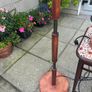 Rare pair of David Hunt "Hunter" handmade leather floor & table lamps Image 5