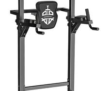 Power Tower Dip Station Pull Up Bar for Home Gym Strength Training Workout Equipment, 400LBS