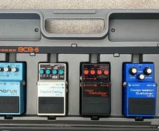 Boss BCB-6 pedalboard (delay flanger distortion chorus pedals effects vintage)