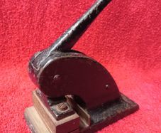 Vintage Hand Press / Embosser / 1930s  /  J.M.J (Jesus, Mary, and Joseph) Presentation Convent in Milltown, County Kerry
