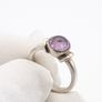 Vintage Amethyst Silver Ring Image 5