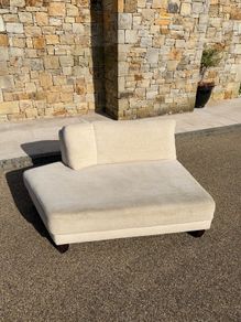 Cream Chaise Lounge