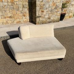 Cream Chaise Lounge