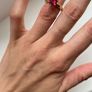 Ruby gold ring Image 4