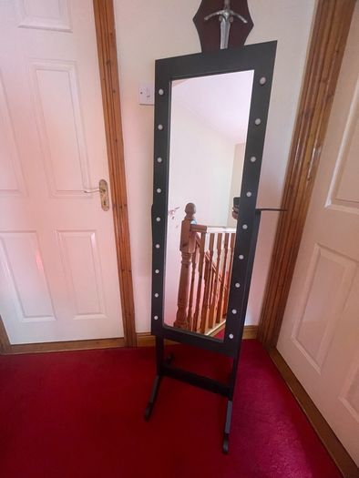 Standing Mirror with LED