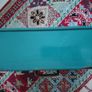 Vintage green metal cash box with key Image 2