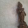 Vintage Miniature Bronze Statue Image 3