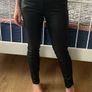 Part Two black snakeskin pants size 8 Image 2