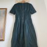 Sosandar Faux Leather Dress Size Uk 10 Image 7