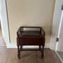 Antique Victorian Oak Piano Stool Image 3