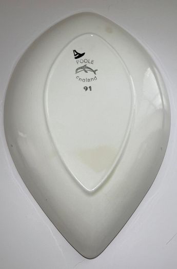 Poole Pottery Delphis Plate (Shape 91)
