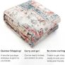 Rugs Living Room 90X150cm, Non Slip Large Area Rugs for Machine Washable, Vintage Style and Soft Low Pile Floor Carpet Image 3