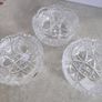 Set Of Three Small Bowls Kristal Valaska Bela Image 2
