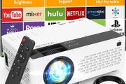 Mini Projector 7500 Lumens Portable Video Projector Full HD 1080P Support, Multimedia Outdoor Home Cinema Projector Compatible with HDMI (FREE SHIPPING)