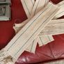 Antique oil lamp chimneys and wicks . Image 4