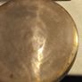 Lovely round tray Mid 20th Century Indian -Decorative Etched EPNS Brass Image 6