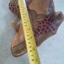 African Leopard Drinking Fruit Bowl and hand made carved wood. Image 4