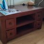 Dark wood TV / hifi stand Image 2