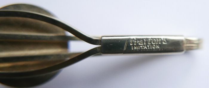 Vintage  Nippy Clip Football Ball Gents Tie Bar Clip