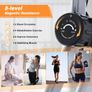 BCAN Folding Exercise Bike with Magnetic Resistance, Pulse Monitor and Comfortable Seat Image 4