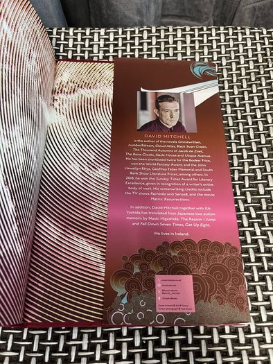 Signed Autograph David Mitchell Cloud Atlas Sprayed Edges 20th Anniversary Edition English Book