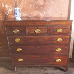 A George 111 inlaid mahogany Chest of Drawers