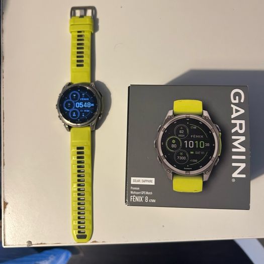 garmin fenix 8 solar 47mm titanium