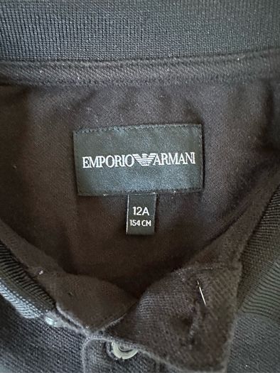 Black Emporio Armani Polo
