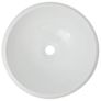 Bathroom Basin with Mixer Tap Ceramic Round White Image 3