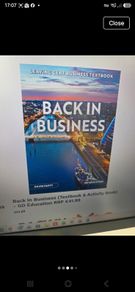 Leaving Certificate - Back in Business and Activity Book. By Gavin Duffy.  Brand new