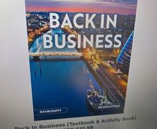 Leaving Certificate - Back in Business and Activity Book. By Gavin Duffy.  Brand new