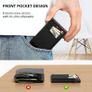 Slim Card holder wallet pop up slide design Image 3
