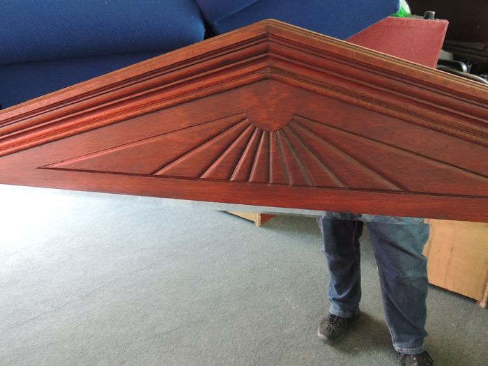 Mirror with Wooden Surround