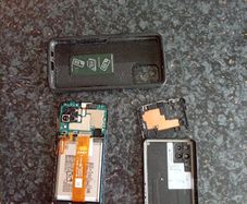 Dissaembled Samsung Phone
