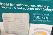 4 Inch Bathroom Fan with Timer