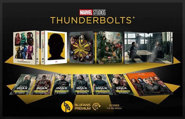 Marvel Thunderbolts Full Slip SteelBook (New/Sealed) Blufans Exclusive (DISCLESS)