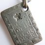 ANTIQUE 1800s Sterling Silver Japan Coin Edo Period Rare Collectible Old Coin as a pendant, chain L 29"  18,62g Image 4