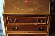 A Sheraton style inlaid mahogany Desk