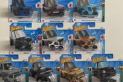 Nissan Skyline 2000GT-R, Mazda RX-3, Dodge Charger, Toyota Supra, Porsche 911 - Hot wheels