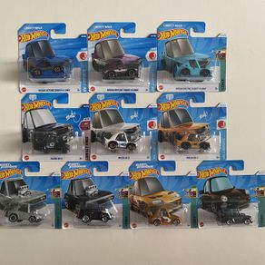 Nissan Skyline 2000GT-R, Mazda RX-3, Dodge Charger, Toyota Supra, Porsche 911 - Hot wheels